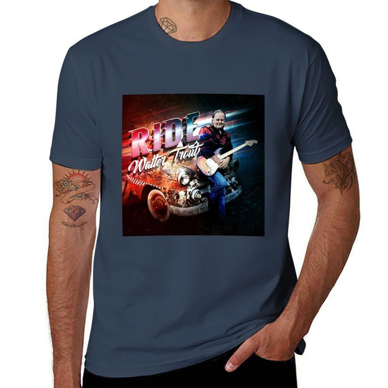 Walter Trout Tshirt Fashion Casual Short Sleeve Tshirt S