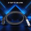 D Tap to 2B 8 Pin Female Power Cable for  Amira LF Camera Battery Conversion Cable Accessories 60cm