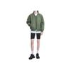 MLB Solid Color Zip Baseball Collar Long Sleeve Jacket Men Jackets Green 3AJPB0151-41KAL