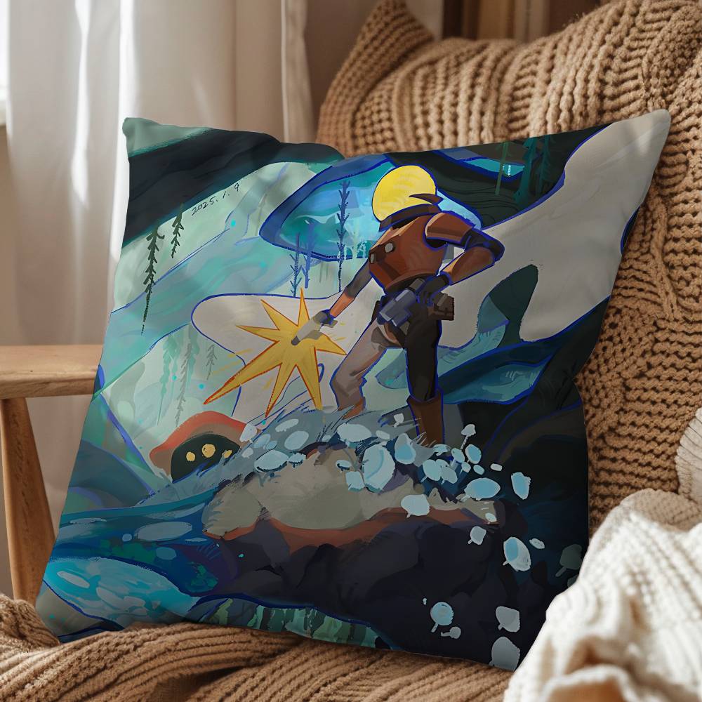 Loader game Risk of Rain Cushion Cover Suitable For Sofa Car Bedroom Office Cushions Decorative Pillow Case