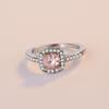 Zhenrong European American Fashion Engagement Rings for Women - Eight Hearts Eight Arrows Cubic Zirconia Jewelry.