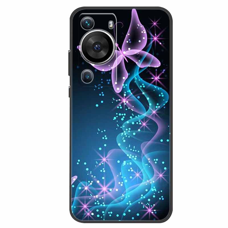 For Huawei P60 Pro Case Animals Protector Soft Silicone Phone Back Cover Cases for Huawei P60 Pro Coque Shockproof Wolf New Capa