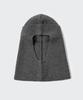 MUSINSA STANDARD Lambswool Knit Beanie Balaclava [Medium Gray]