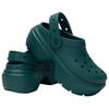 Crocs Lightweight Slip-On Clogs Women Footwear Dark-Green 209347-302
