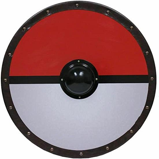 

24-дюймовый средневековый бискандинавский деревянный круглый щит тамплиера, готовый к бою