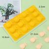 Silicone Mold 12 Hole Pineapple Ice Cube Maker Ice Tray Chocolate Cake Cookie Mousse Muffin Baking Moulds DIY Candle Soap
