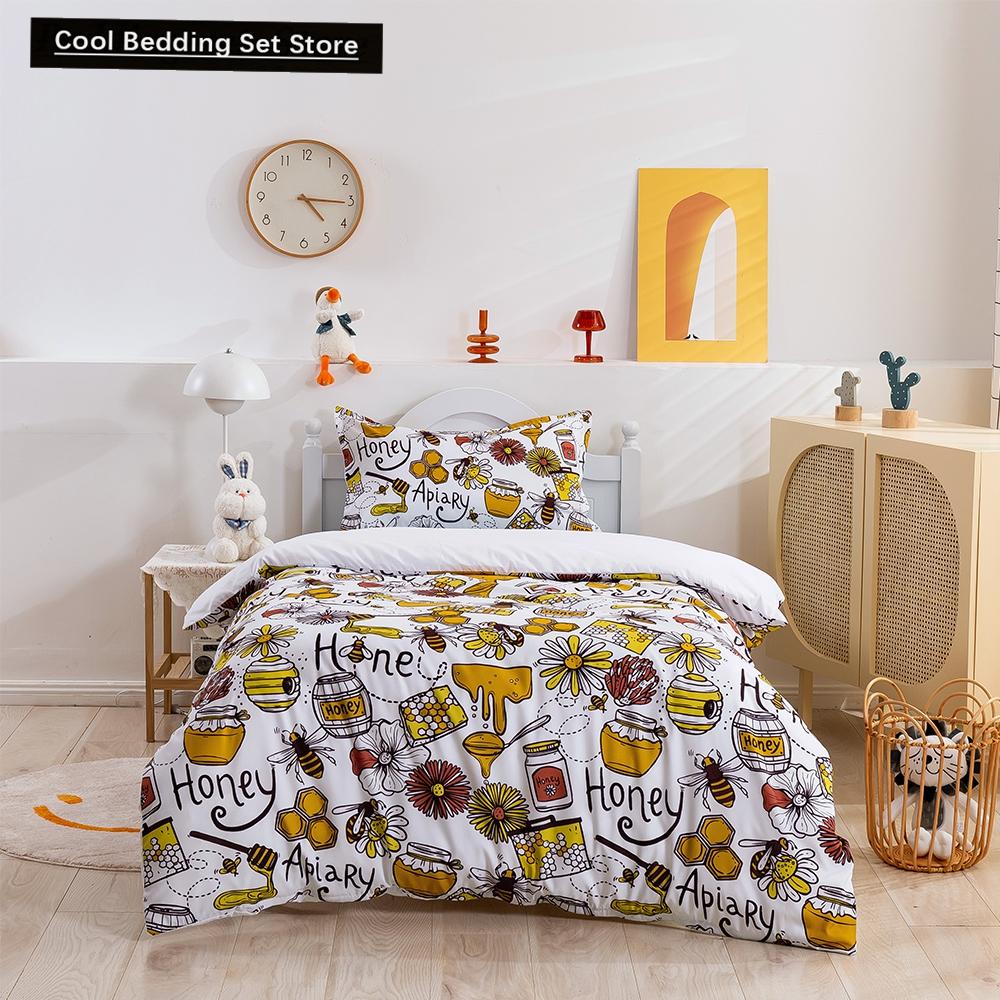Comforter Cartoon Animals King Queen Lion Giraffe Crocodile Bedding Set For Kids Boys Wildlife 2/3Pcs Polyester