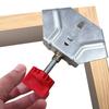 2/4pcs Corner Clamps For Woodworking 90 Degree Right Angle Clamp with Adjustable Swing Jaw For Wood Metal Pipe Steel Rod Glass