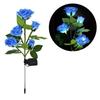Color-Changing Solar-Powered Rose Garden Lights for Outdoor Decor