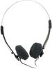 Parts Express Mini Stereo Lightweight Headphones with Cord 4-Foot