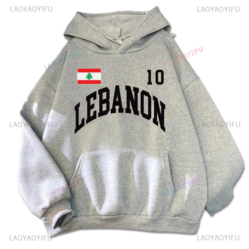 This Is Not My Dna Lebanon Flag Map Men's Long Sleeve Hoodie Autumn/Winter 2024 Lebanon Map Graphic Print Autumn Sweatshirt