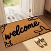 Animal World - Printed doormat - Welcome mat for entrance, porch - Non-slip natural home accessories, minimalist original design