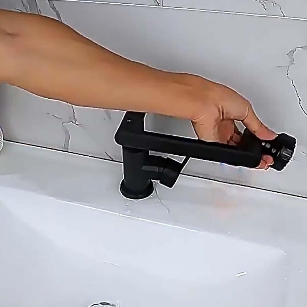 Universal Robotic Arm Faucet Adjustable 360°Rotating Bibcock Modern Dual Mode Faucet  Washbasin