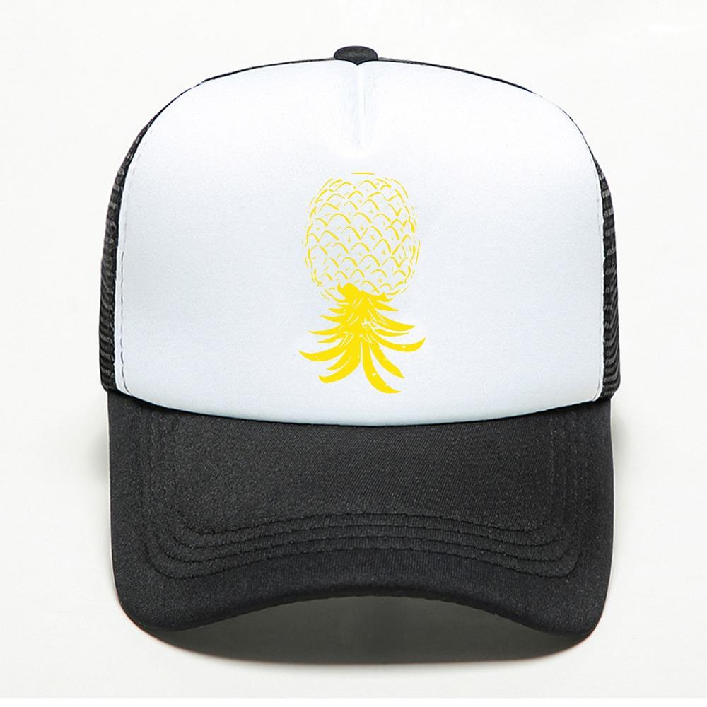 Anime Pineapple Baseball Cap Classic Mesh Breathable Adjustable Snapback Hats Unisex Active Sporty Dad Hat