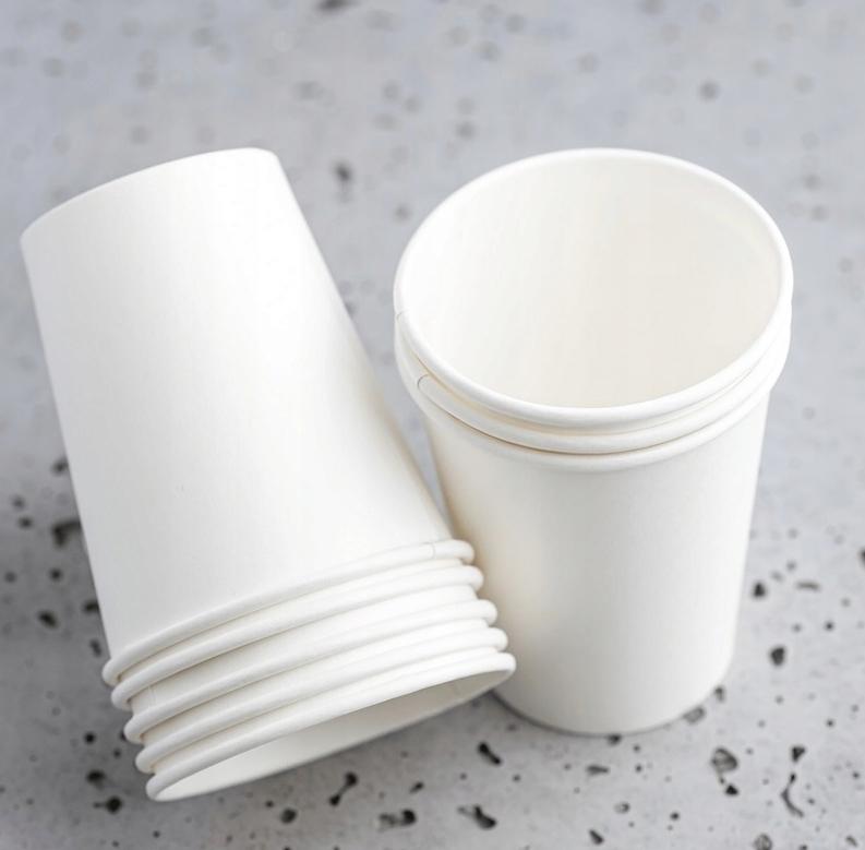 White Bio Eco Compostable Cups 250Ml 20Pcs