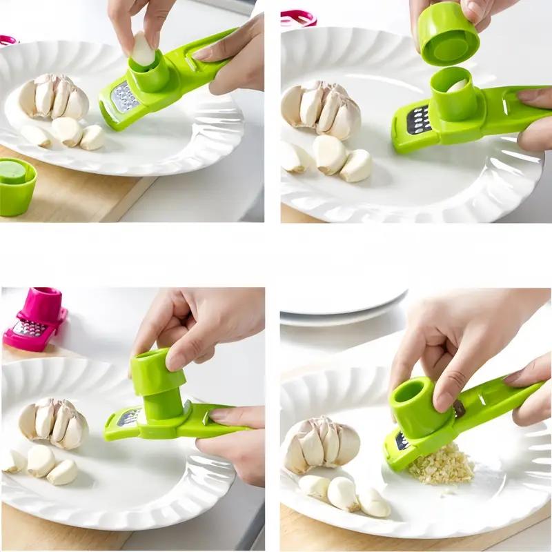 1/3pcs Garlic Press Crusher Manual Mincer Chopping Tool Home Garlic Masher Kitchen Ginger Garlic Grinding Grater Kitchen Tools