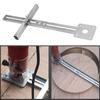 Staffa per scanalature di fresatura per router, Scanalature di fresatura per router, Piastra per tavolo router, Macchina per rifilatura a ribalta per fresatura legno