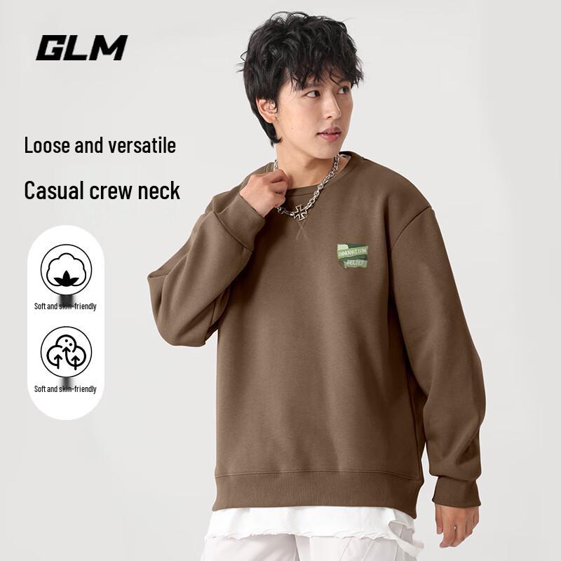 GLM Men's Fleece Lined Round Neck Sweatshirt