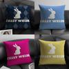 Fashionable clothing matching TTally Weijl Linen Cushion Covers For Decorative Sofa Home Pillows Case Car Chair Pillows Cases