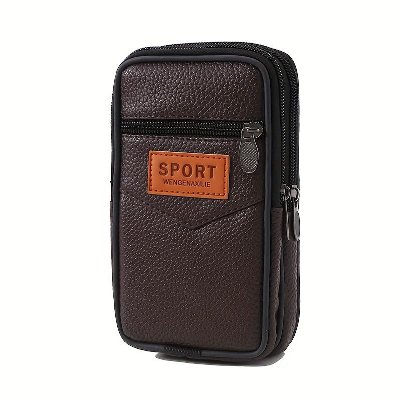 Men'S PU Leather Organizer Wallet - Multi-Layer Phone & Card Holder Spacious For Outdoor Sports & Mountaineering