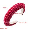 Women's Hairhoop Full Pearl Sponge Headband Simple Personalized Pressed Hair Band
