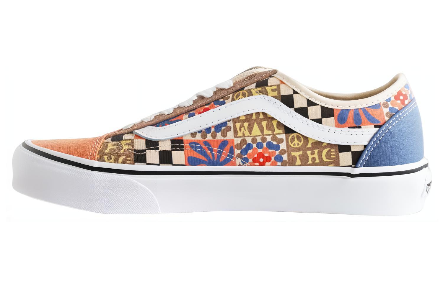 Vans Old Skool Tapered Orange White Blue VN0A54F4B2X 36