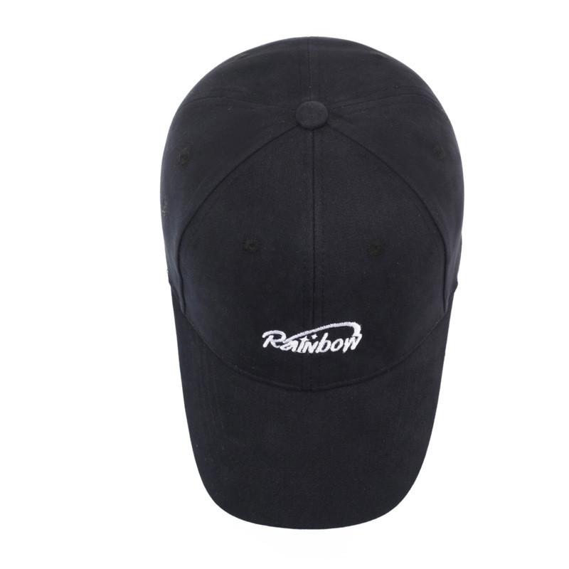 Korean Style Baseball Cap With Curved Brim And Embroidery For Summer And Spring