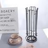 Iron Wire Coffee Capsule Display Rack Vertical Coffee Capsule Tower Stand  Kitchen
