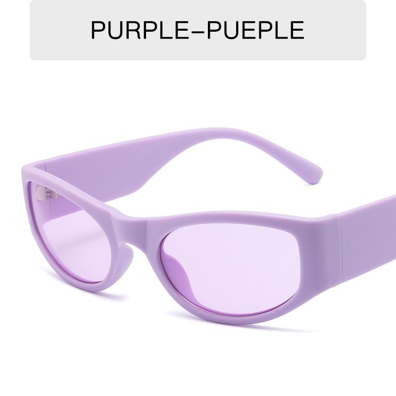 New Small Frame Sunglasses European And N Trend Personality Dazzle Colorful Frame Hip-Hop Sunglasses Man Retro Oval Glasses