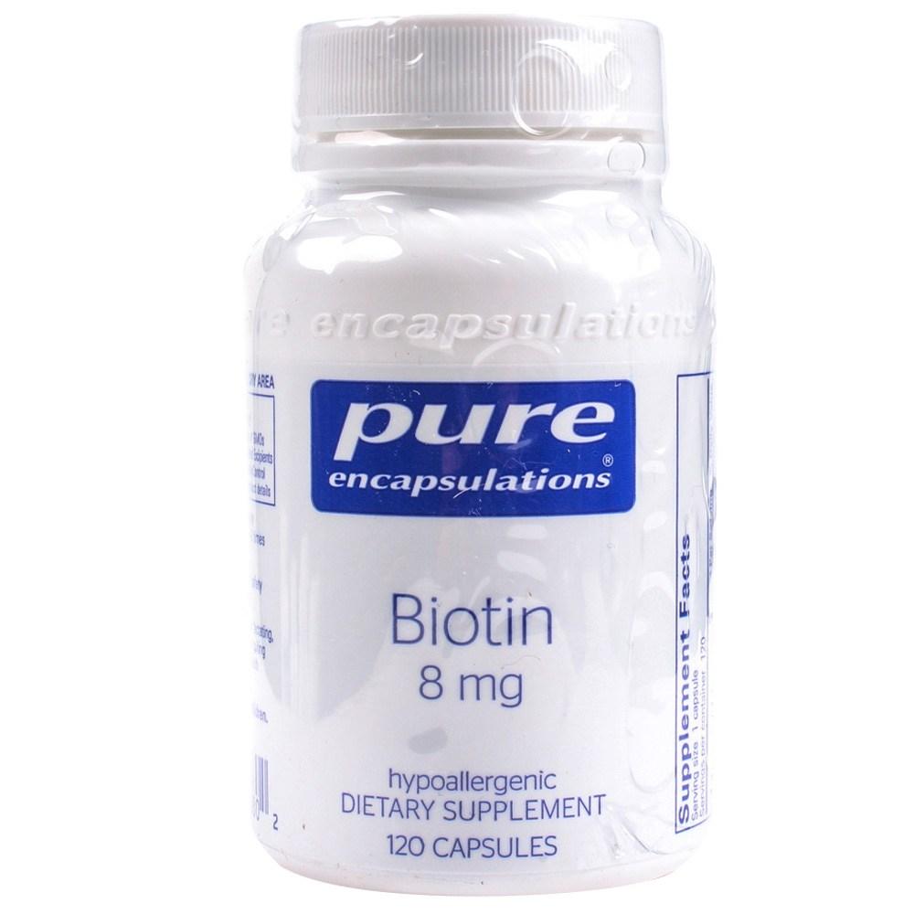 Pure Encapsulations Biotin 8mg Capsules 1 pcs 120 Tablets