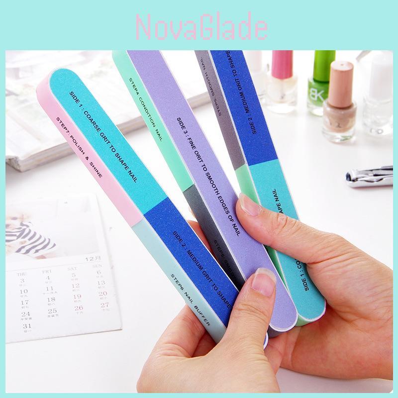 Nail Buffer Polish File With Eva Multisurface Design For Manicure And Pedicure