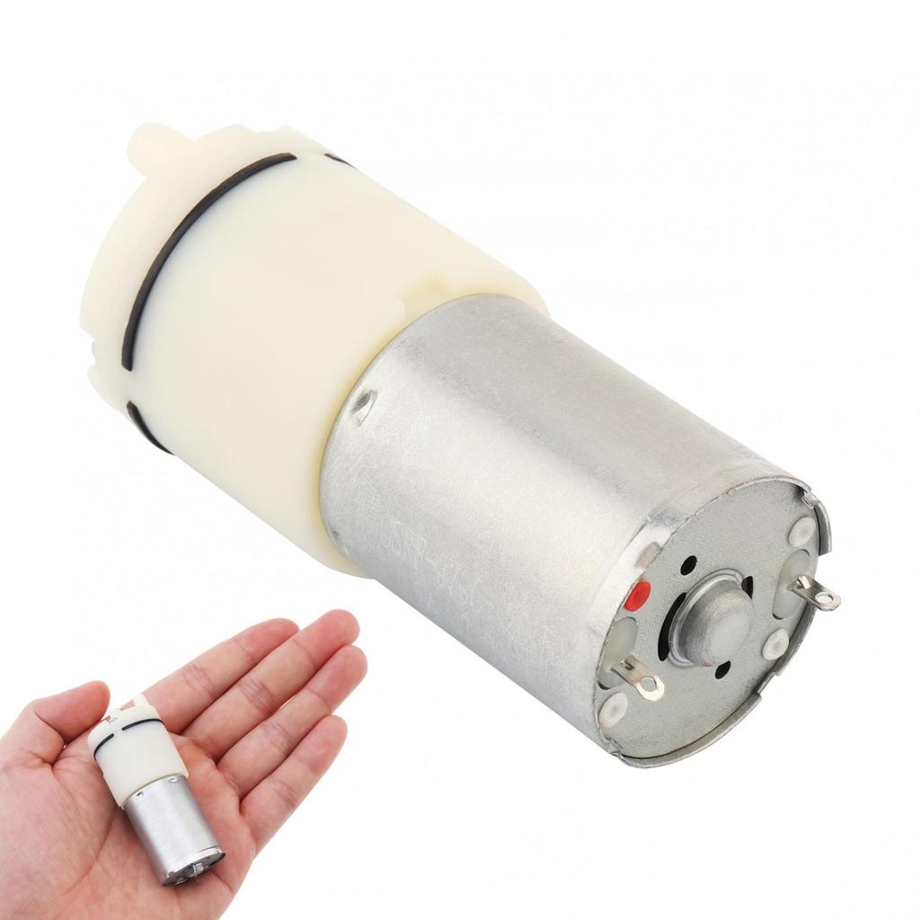 R370 Mini vakuová pumpa Motor 3,7V / 6V /12V Mini vzduchová pumpa Vzduchová membránová pumpa Mikro vakuový posilovací motor Průtok 0,5 - 2,5 l/min