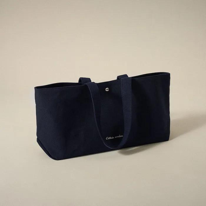 Steve Wide Tote Navy