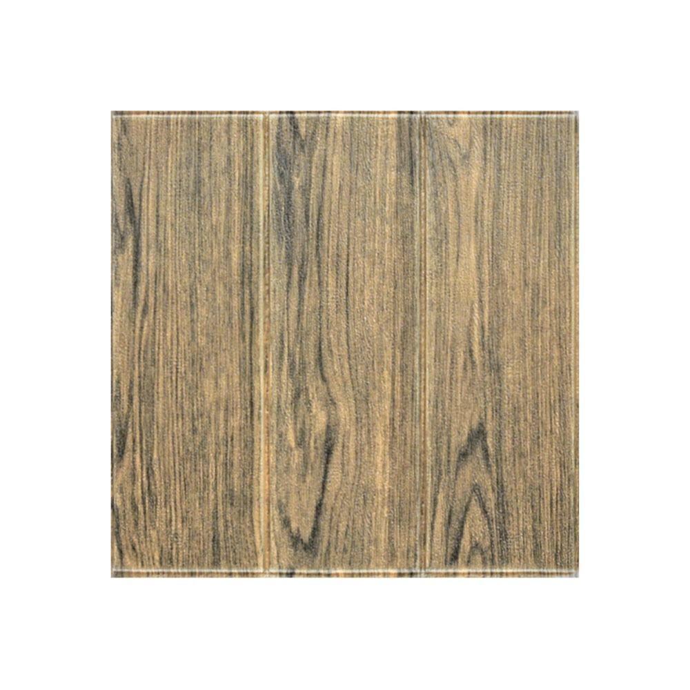 Self-Adhesive Wall Panels Bathroom 3D Foam Self-Adhesive Wallpaper Waterproof Wood Design Kitchen Home Decoration Wall Stickers