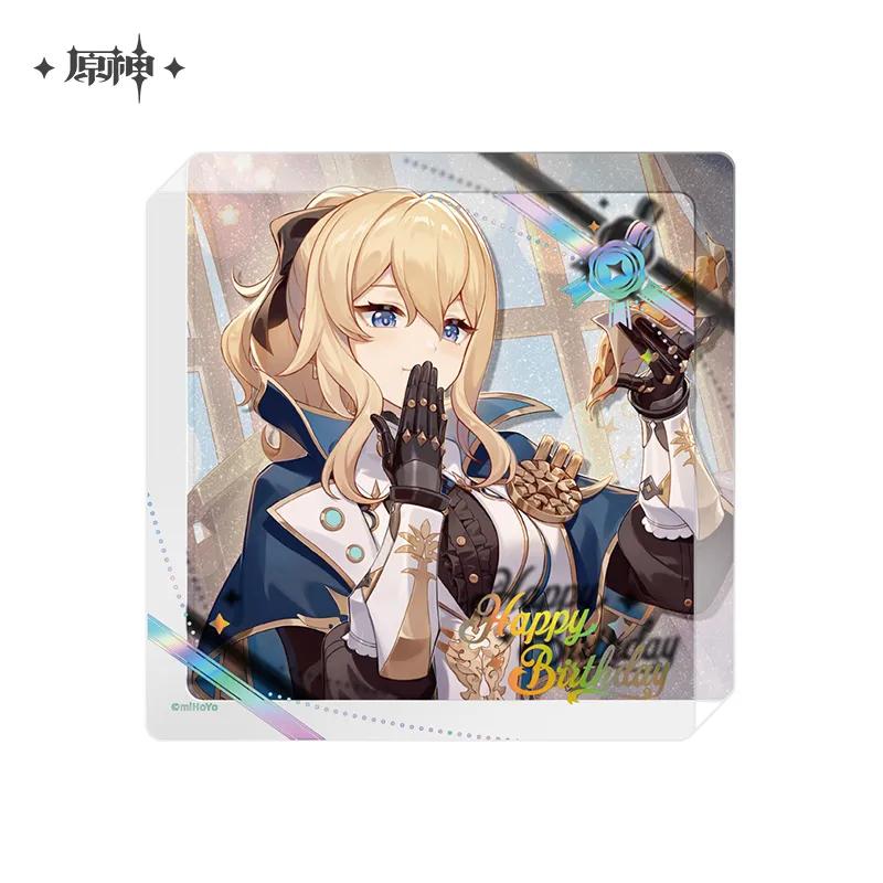 Sunsyea Genshin Impact Official Merch miHoYo Original 2025 Birthday Series Acrylic Coaster Alhaitham Ayato Baizhu Wanderer Diluc