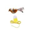 Interactive Cats Teaser Chirping Kittens Bird Toy Unpredicatable Chirping for Indoor Outdoor Play Accessories