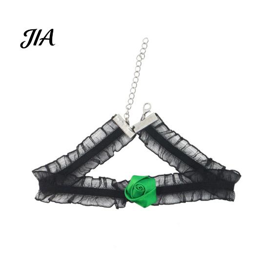 Atmospheric Photo Hairband Halloween Spider Web Headband, Black Lace Choker Collar with Rose, Adults Teenagers Costume Accessory for Women Girls,