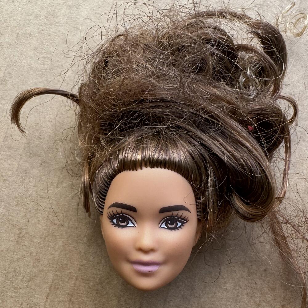 1/6 Doll Heads Rare Face White Beige Brown Skin Tone