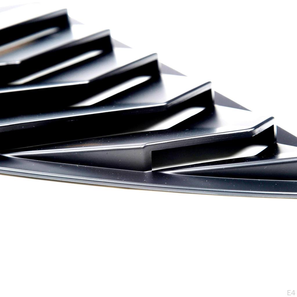 2 Pieces Rear Window Triangle Sticker Fitting Decals Cover for Premium Fashion Spare Parts Modified