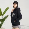 New Balance Sweatshirts Unisex Black Hooded Moderate Regular AMT31313-BK
