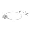 Faux Crystal, Rhodium Plated, Synthetic Cubic Zirconia Bracelets Unisex Silver 5731101