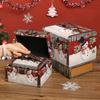 Christmas Wooden Antique Storage Box Medieval Vintage Suitcase Treasure Chest Necklaces Jewelry Organizer Gift Box Big Photo Box