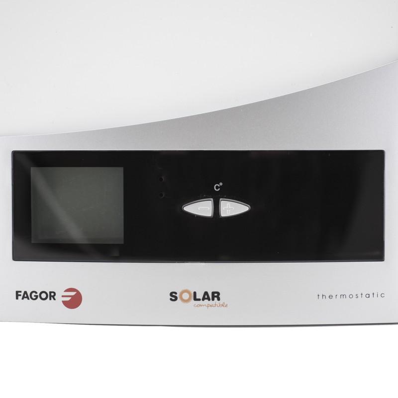 Fagor - Thermost-14 N - White - Chauffe-eau 14l - Gaz Naturel G20 - Allumage Pile - écran Lcd