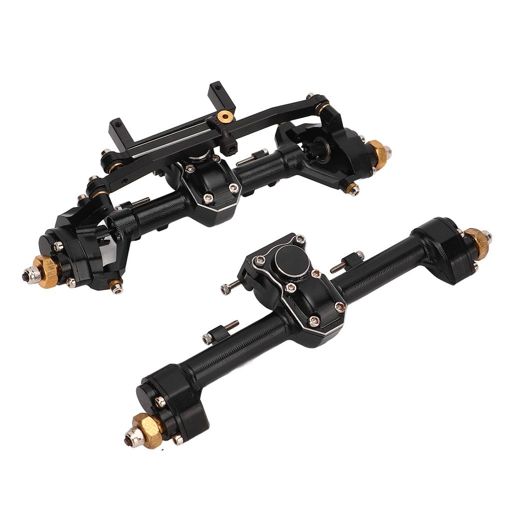 RC Front Rear Axle Assembly CNC Machined Hardened Steel Aluminum Alloy RC Front Rear   Axle for   SCX24 1Celsius24