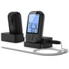 Wireless Digital Thermometer Remote Cooking Thermometer With Timer-included Food Probe For Oven Grill Smoker Bbq