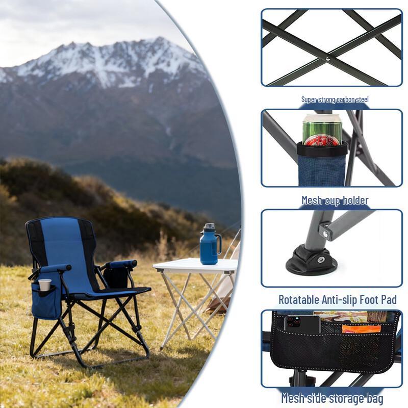 ZISIZ Outdoor Portable Folding Beach Chair
