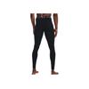 Under Armour Logo Jacquard Stretch Slim Fit Fitness Pants Men Bottoms Black 1368023-001