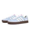 Adidas VL COURT 2.0 Butter Puppy Abrasion Resistant Slip Resistant Low top Skateboard Shoes Unisex Blue HQ1802(Team2178-)