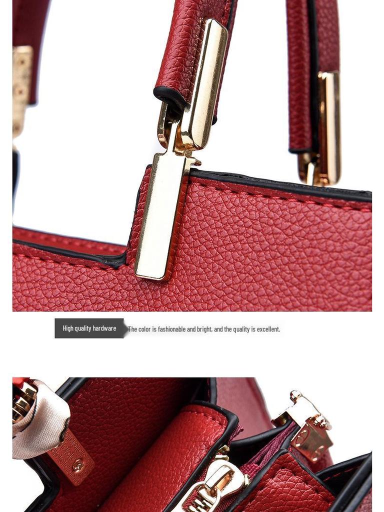 Elegant Red Crossbody Handbag for Weddings - Ideal for Mother of the Bride