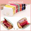 Leather Coin 1pcs Purse Women Bowknot Small Wallet Zipper Around Mini Coin Bag